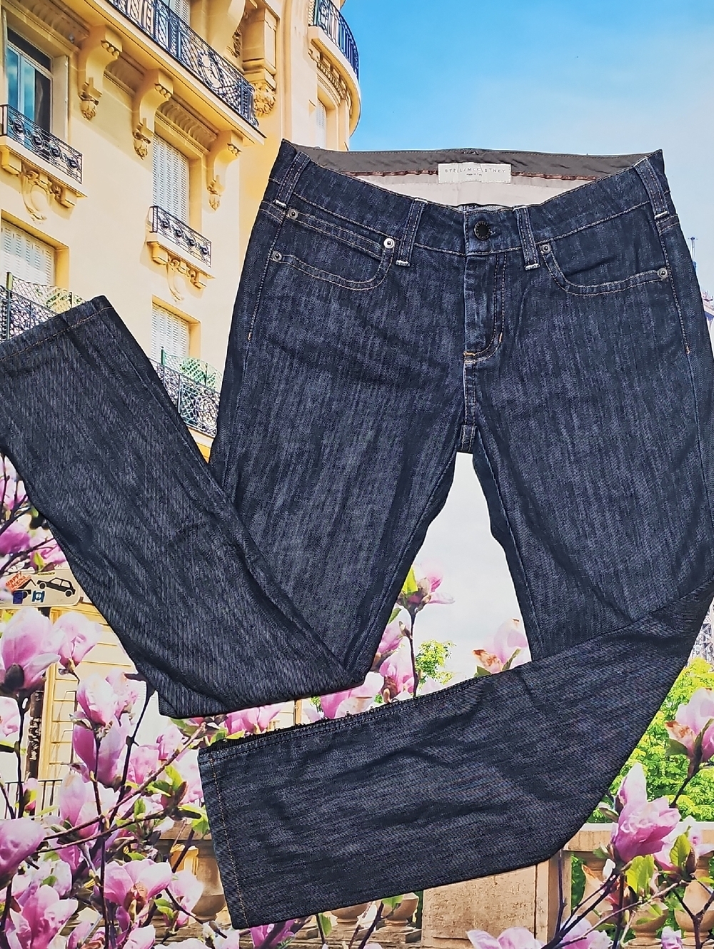 Stella McCartney Straight Bootcut Blue Jeans Size 29